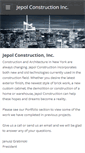 Mobile Screenshot of jepolconstruction.com